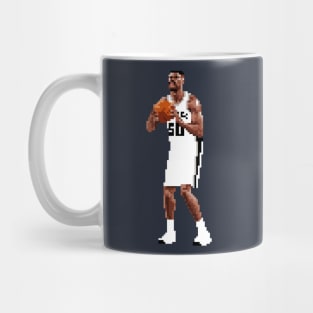 David Robinson Pixel Free Throw Mug